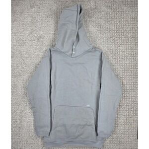 1620 Workwear Mens Gray Cordura  Button Basic Work Hoodie Sweatshirt Size Large